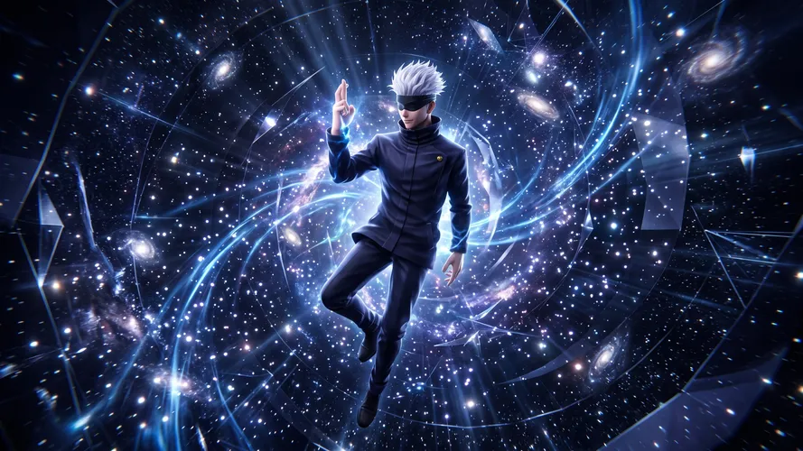 Satoru Gojo in Cosmic Void