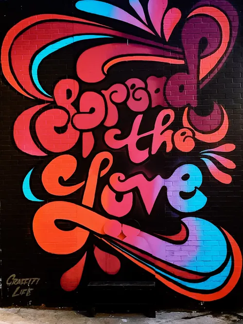 Graffiti spread the love