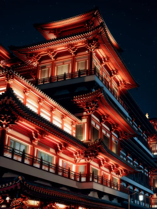 Buddha tooth relic temple