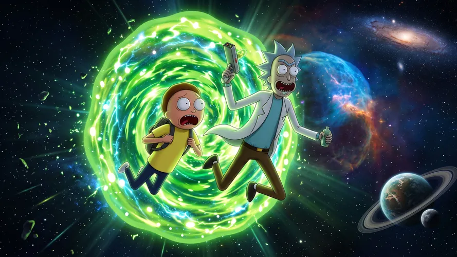 Rick and Morty in Space Portal