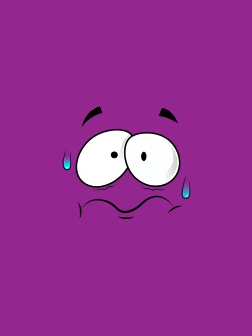 Cartoon fear face