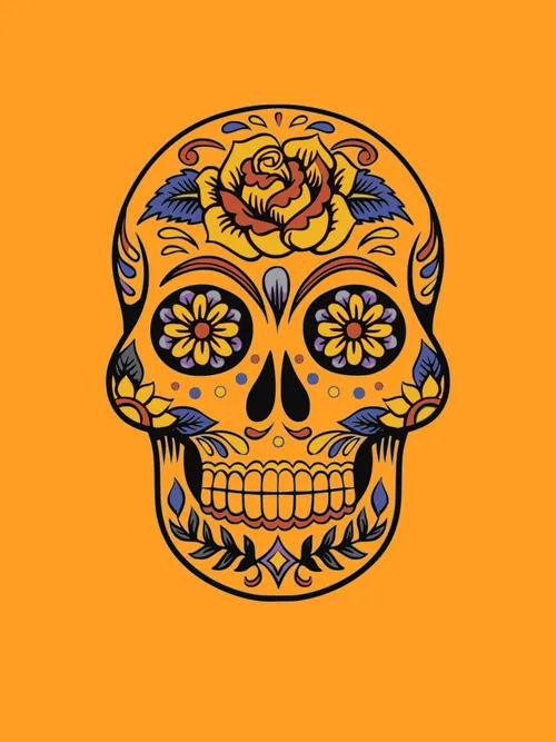 Mexican skull vector