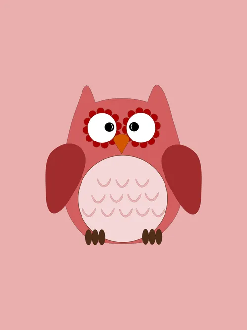 Owl flat vector