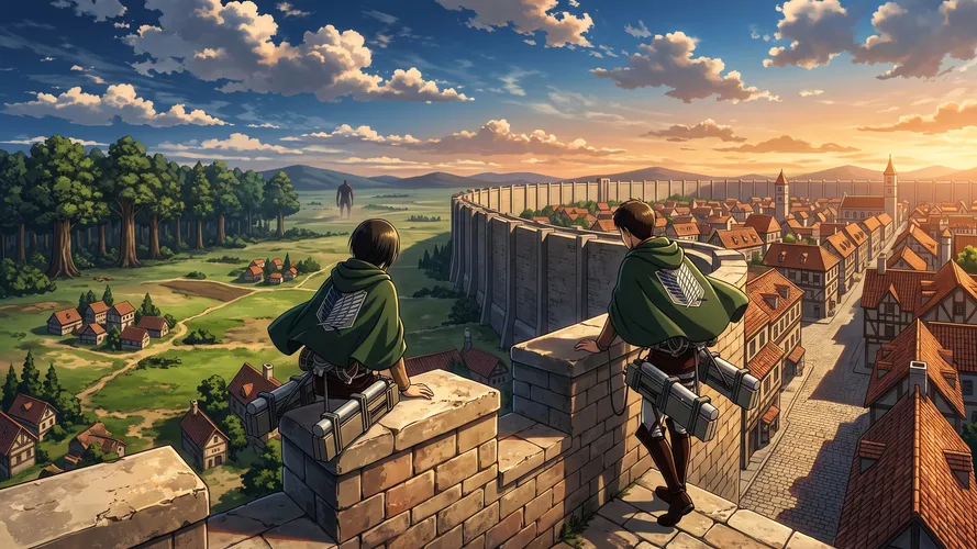 Attack on Titan Wall View