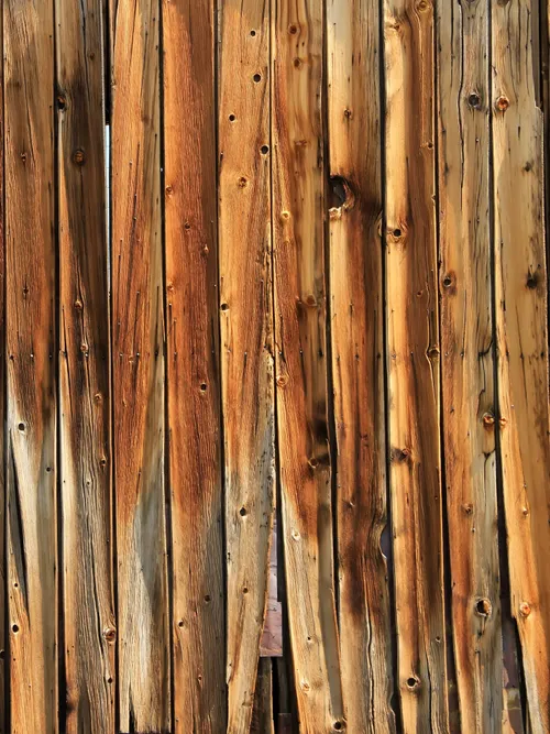 Wooden fence