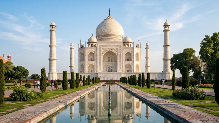 Majestic Taj Mahal in India