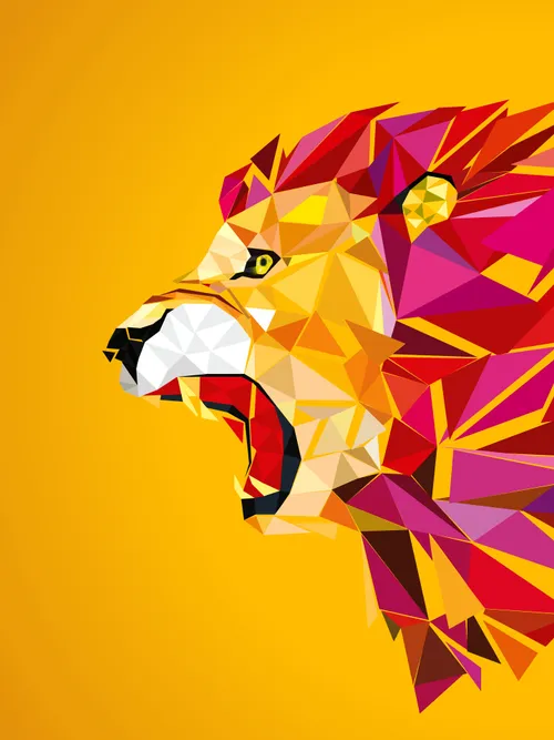 Vector lion