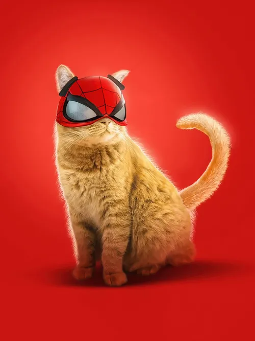 Funny Spider-Cat