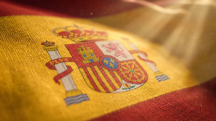 Waving Flag of Spain