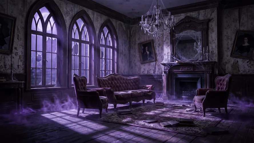 Haunted Mansion Living Room