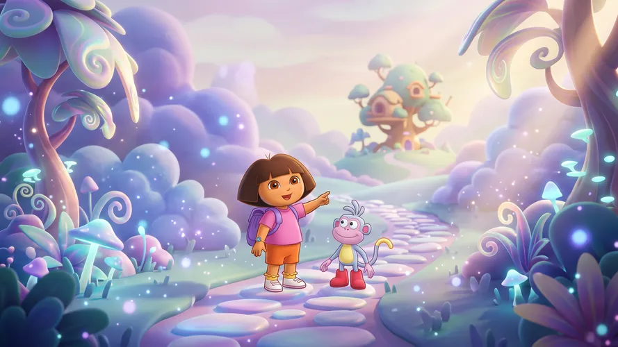 Dora the Explorer Fantasy Landscape