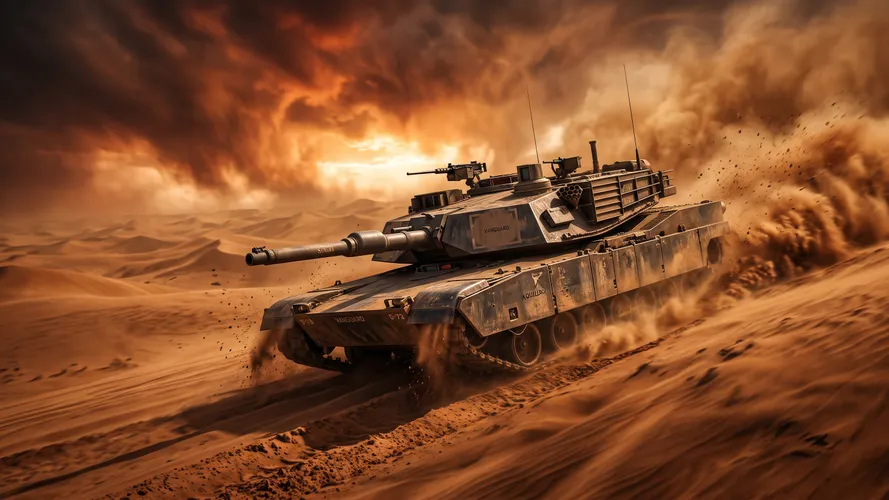 Heavy Tank in Desert Storm