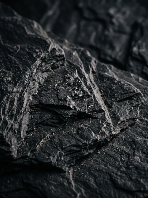 Dark Obsidian Rock Texture
