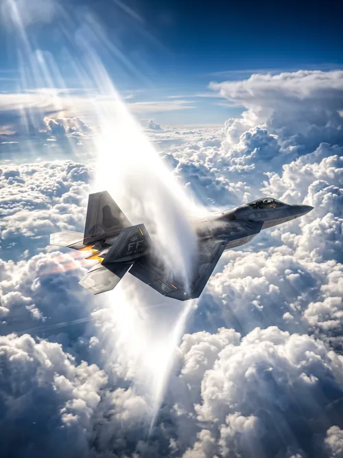 Fighter Jet Breaking Sound Barrier