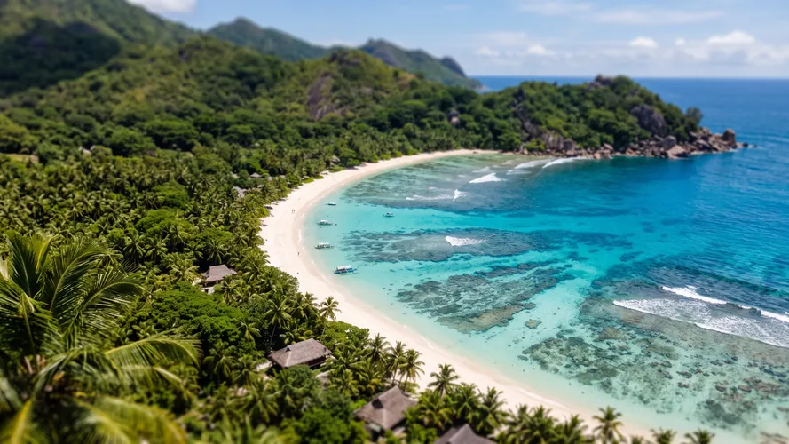 Tropical Beach with Crystal Waters