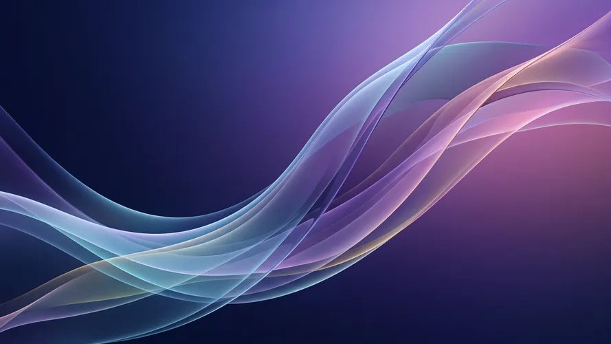 Ethereal Purple Abstract Waves