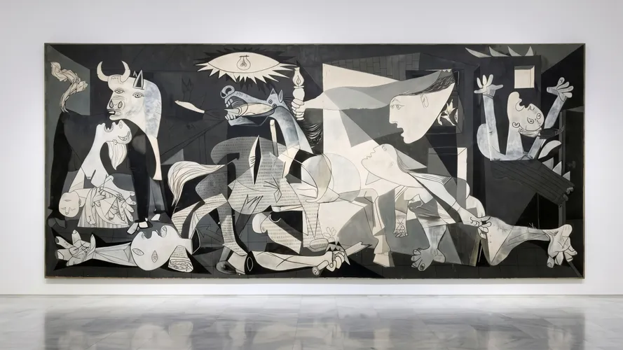 Picasso Guernica Abstract Art Painting