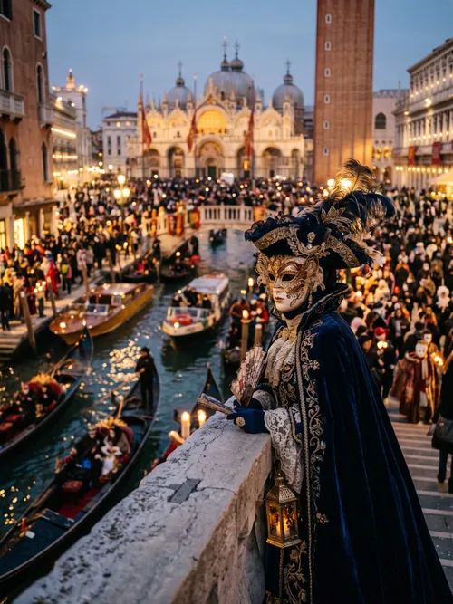 Venetian Carnival Mask in Venice